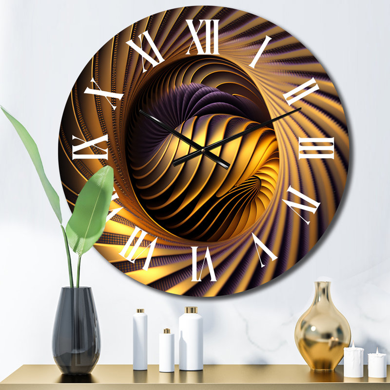 Horloge murale Op-Art Retro, Petit