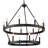 Emmalynn 15 - Light Steel Dimmable Round Chandelier