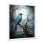 «Blue Bird Murmurs In Moonlight II», art mural oiseau-823102384-823102399