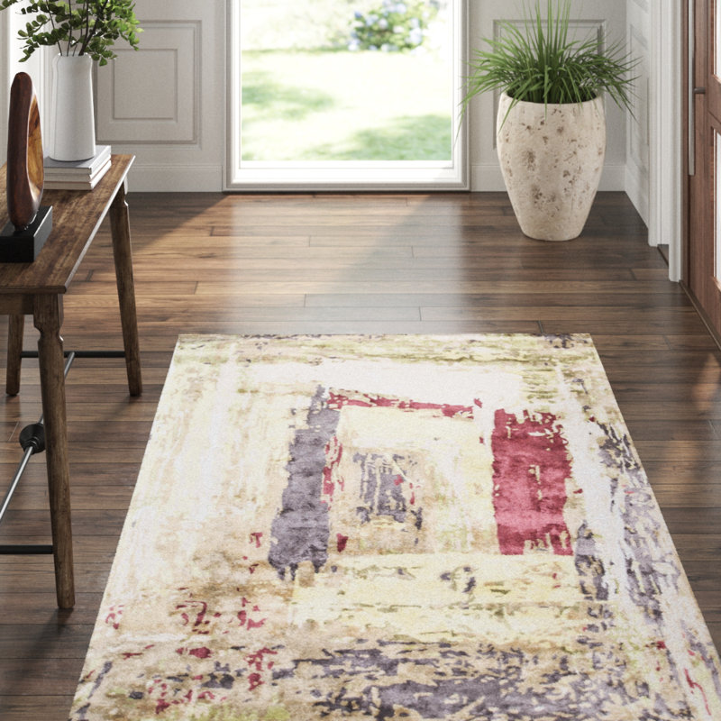 Trenton Abstract Area Rug, Rectangle 5' x 8'