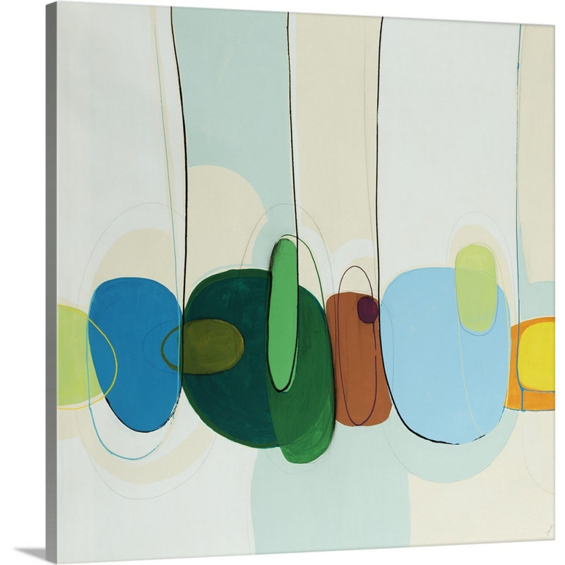« bubbleed over », peinture sur toile, Toile tendue, H 30 po x l 30 po x P 1,25 po