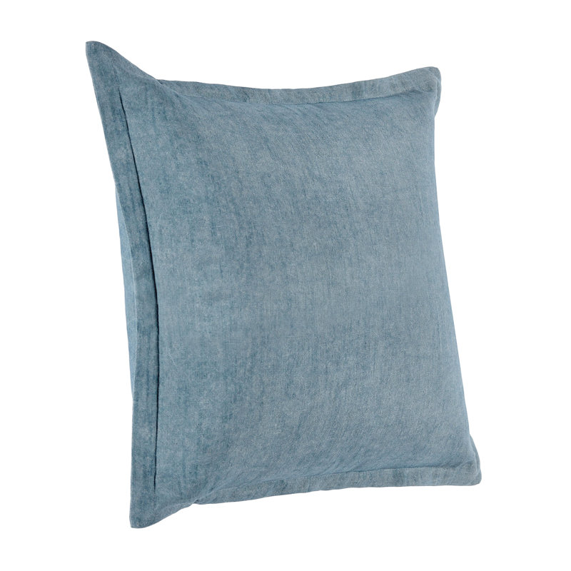 Housse de coussin carré en lin Meret, Charcoal