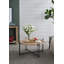 Table basse ronde en bois D32 "X 18" Farmhouse