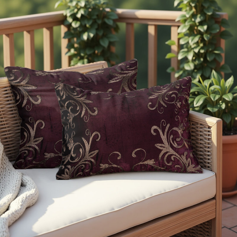 Silloth Floral Velvet Pillow Cover