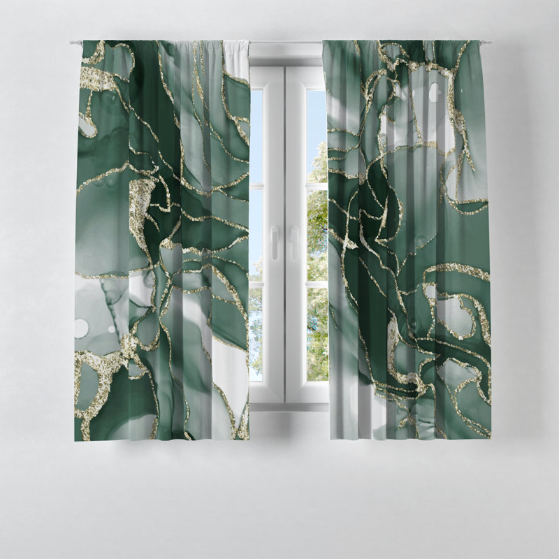 Semi Sheer Curtain Pair, 56" W x 78" L