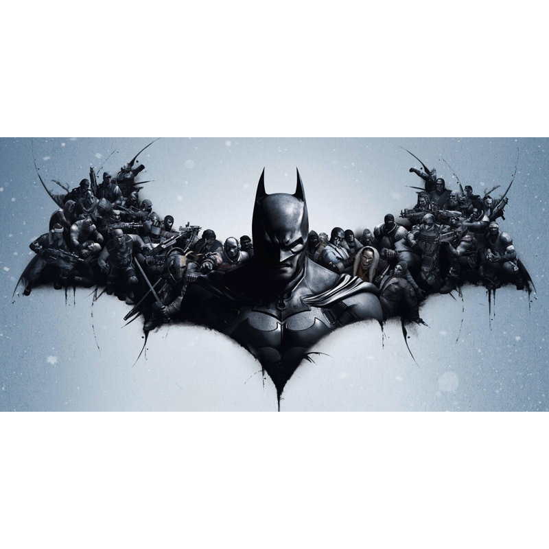 Batman film 2021 papier peint Wallart impression sur toile affiche murale, H 20 po x l 40 po x P 0,1 po, Papier