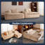 Canapé modulaire rembourré 105,52 po avec chaise longue en forme de L et canapé modulaire pour chambre à coucher-1641480790