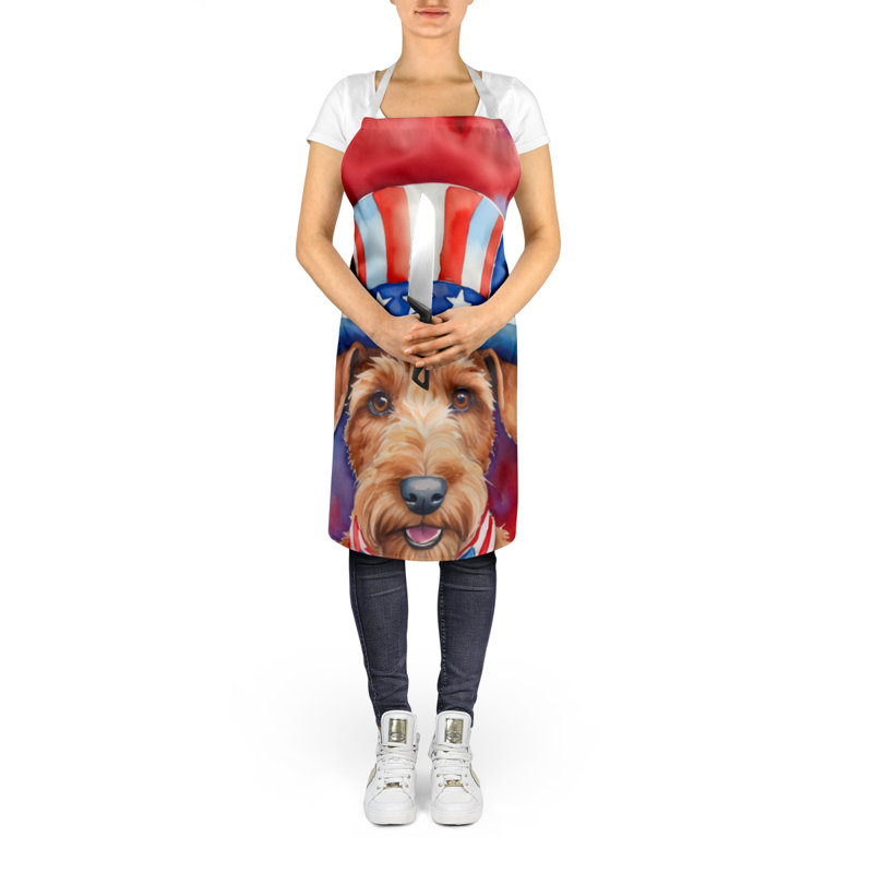 Patriotic American Apron, Irish Terrier