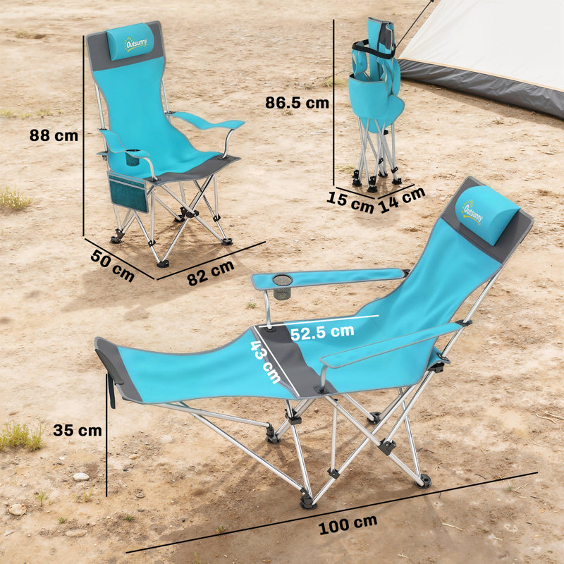 Folding Reclining Camping Chair
