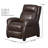 Saturn Leather Zero Gravity Recliner with Power Headrest
