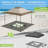 Pop Up Canopies 13 Ft. W x 13 Ft. D Steel Outdoor Straight Leg Canopy-64955973