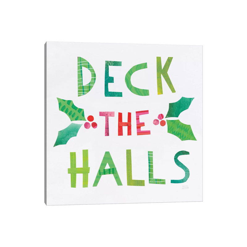 Christmas Collage II by Melissa Averinos - Wrapped Canvas Print, 30.48 cm H x 30.48 cm W