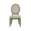 Chaise d'appoint ovale Cocoa (ensemble de 2)