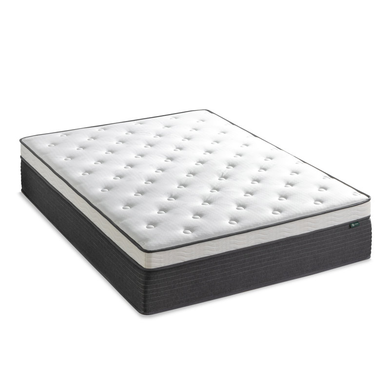 Matelas hybride moyen 13 po Zinus, Grand