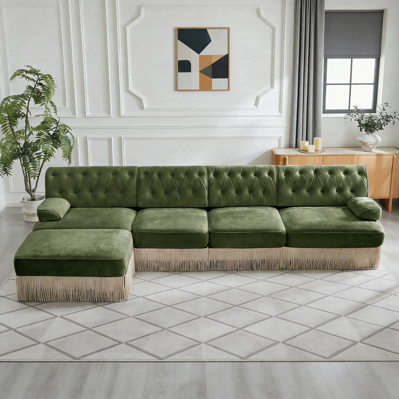 Canapé Chesterfield 135,6 po