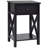 Herlef Nightstand Sofa Side End Table X-design W/ Shelf Drawer-692082265