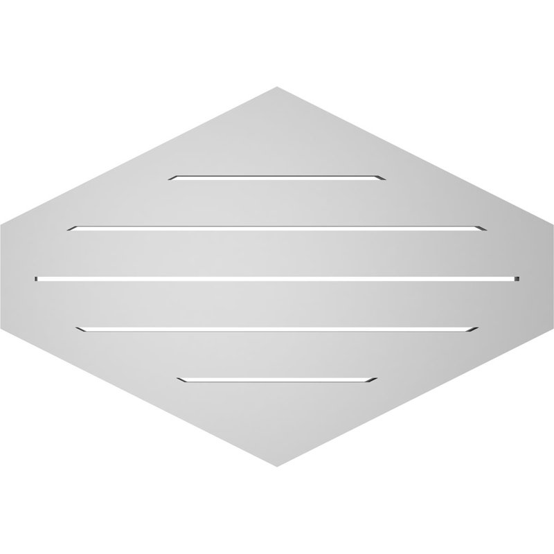 Pente verticale verticale en uréthane 6 pi, 22" H x 32" W x 1.5" D