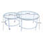 Ensemble de tables gigognes en verre