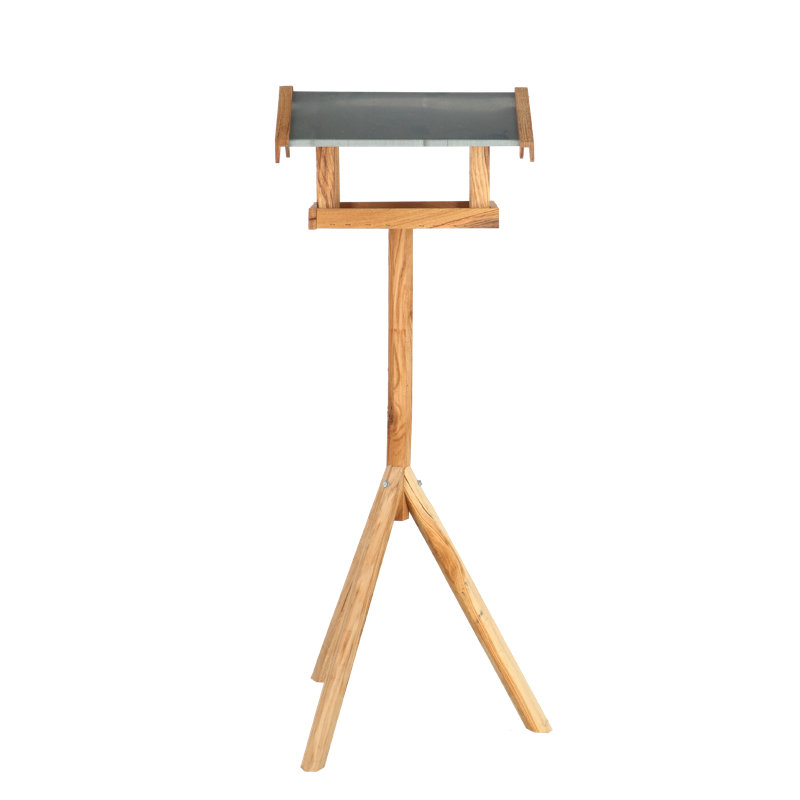 Rectangular Oak Bird Table