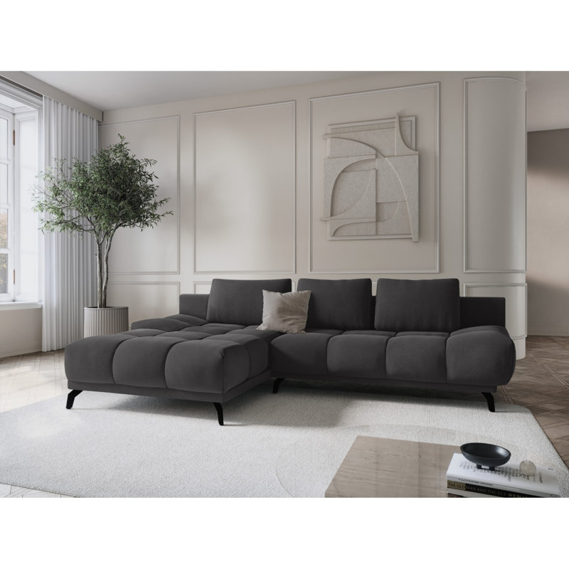 Cuthrell 5 Seater Sofa Bed, Left Hand Facing, Brown