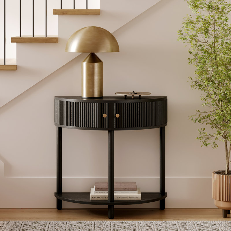 Nyssa 31.9'' Console Table, Black
