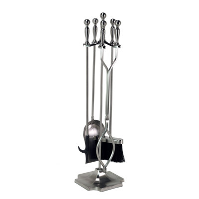 Ensemble d'outils de foyer en acier Wilcie