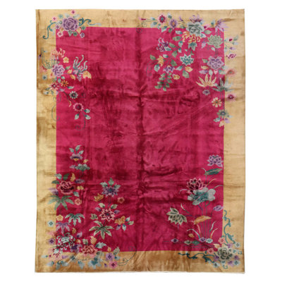 Art Deco One-of-a-Kind 8'10" X 11'2" Area Rug