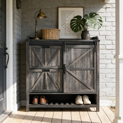 Armoire de rangement pour chaussures Farmhouse 2
