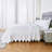Scallop Lace Embroidery Cotton Quilt Set-99884294