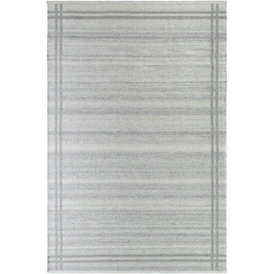 Tapis rayé en laine Lavande