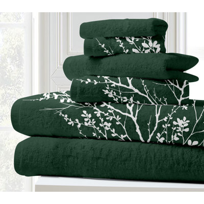 Ensemble de serviettes 6 pièces 100% coton
