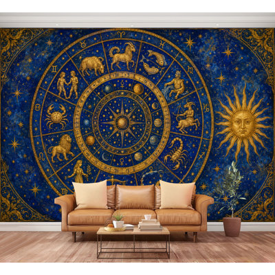 Papier peint adhésif autocollant Zodiac Constellation
