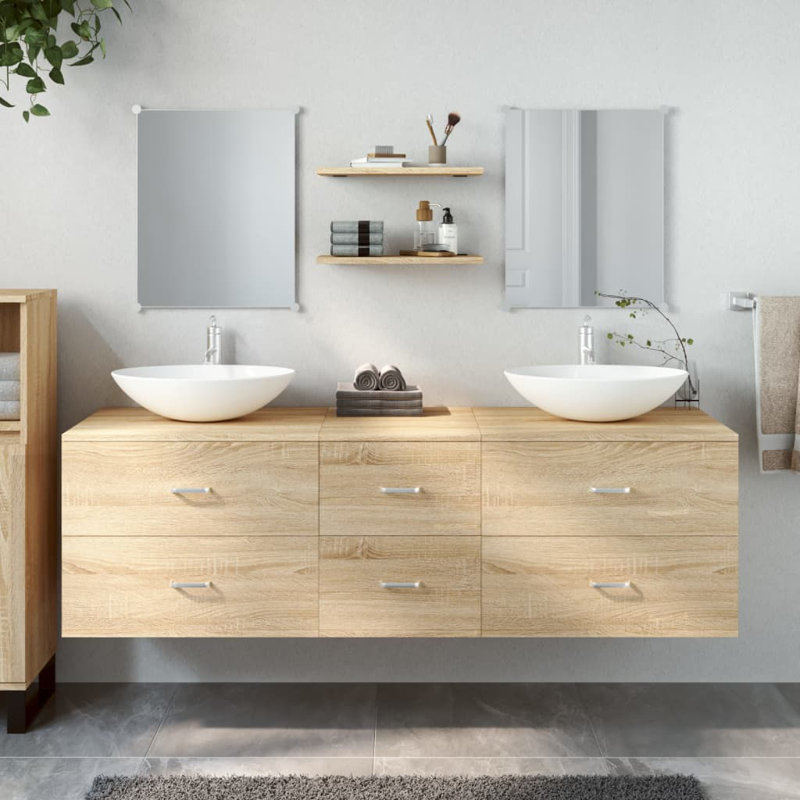 Bathroom Suite, Oak