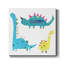 Dino Trio - reproduction sur toile tendue-718317561