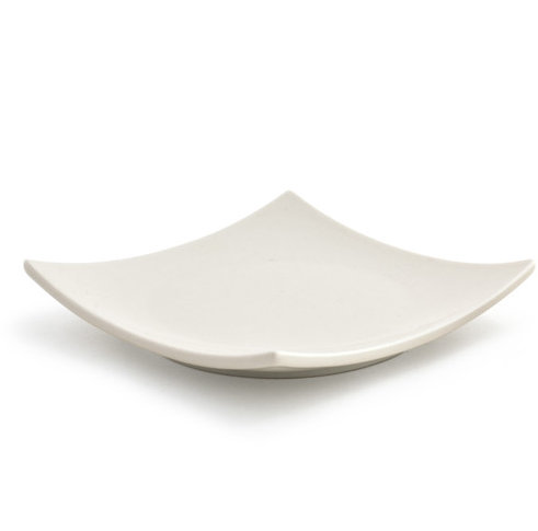 Assiette à pain et à beurre Origami 5 po, Blanc euro