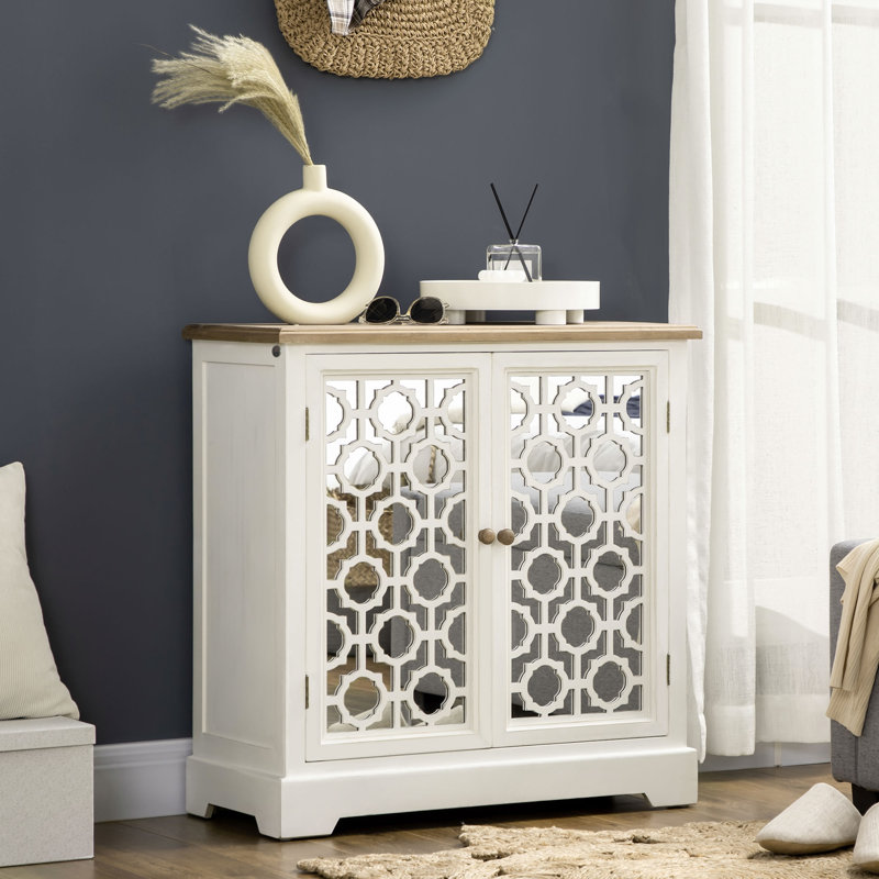 Aaronn Accent Cabinet, White