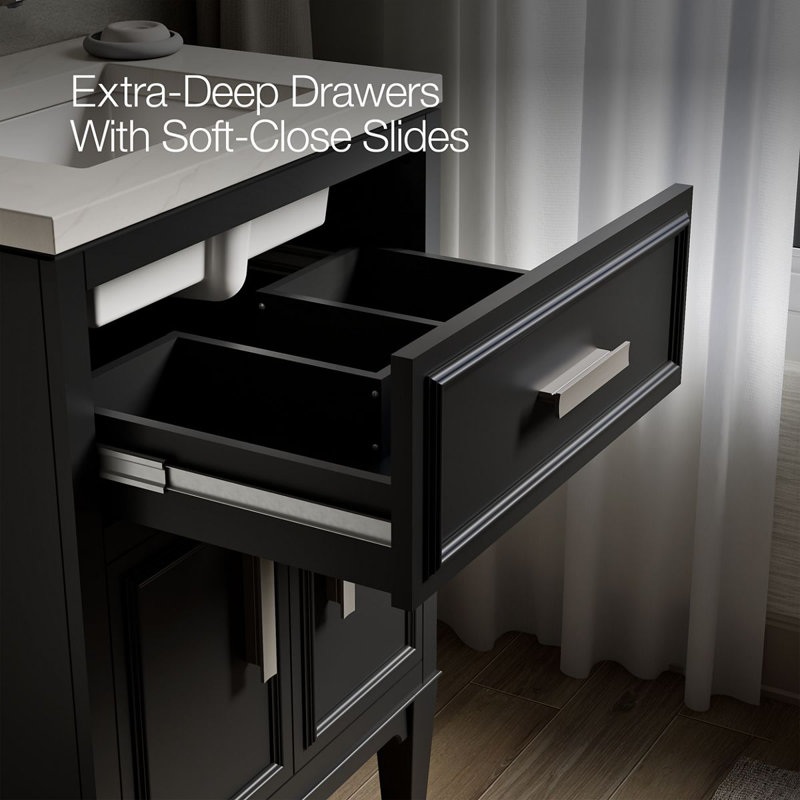 Southerk 30-In Bathroom Vanity Set, Slate Gray, 24"