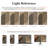 Machine Washable Geometric Striped Area Rug in Black/Brown-1941754763