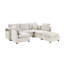 Canapé modulaire moderne Canapé modulaire de 93,7 po-1899932091