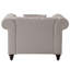 Chaise en lin beige Aurelia avec coussin-1331071619