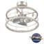 Ventilateur de plafond 22 po avec luminaire et télécommande portable Hunter Bridgette Fandelier Hunter-119236139-119236137