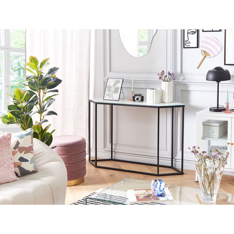 Aalliyah 120cm Glass Top Console Table