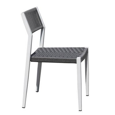 Abidi Stackable Outdoor Patio Dining Side Chair
