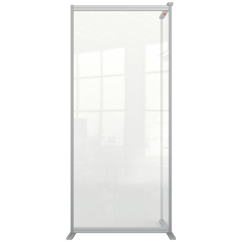 Ambler Clear Office Partitions, 180cm H x 60cm W x 60cm D