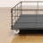 Bed Frame With LED, 4 Under-Bed Portable Storage Drawers, Wings Headboard Design-6159414-6159408