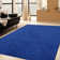 Modern Plush Solid Color Rug - Neon Blue, Pet and Kids Friendly Rug. Area Rugs Great for kids, Pets, Event, Wedding 