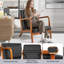 Ensemble de 2 fauteuils d'appoint Mid-Century Coffee