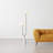 Clancy 68'' Black/White Novelty Floor Lamp