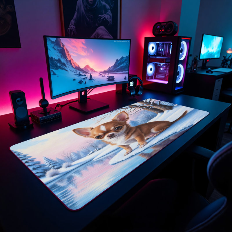 Polyester Desk Pad, 23.6x13.8