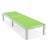Marlin Modern Aluminum Outdoor Reclining Chaise Lounge - Weather-Resistant Sling Patio Chair for Poolside & Sunbathing-2070308403-2070308407